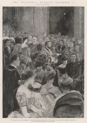 Das Bankett in der Guildhall, 9. November